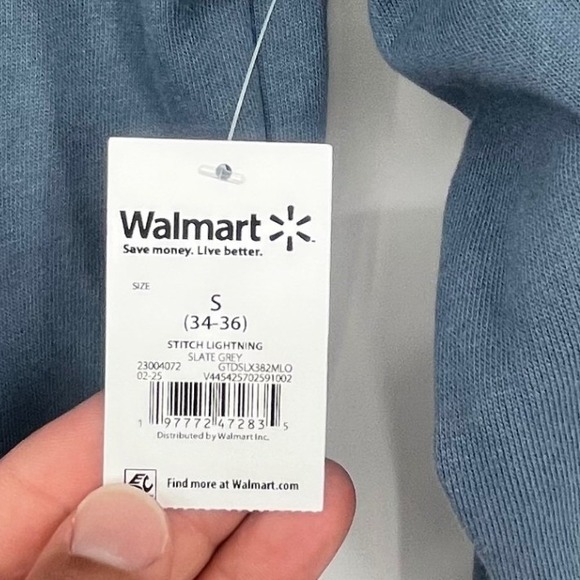 NWT Disney Stitch Hoodie Mens Small Slate Grey Experiment 626 Lightning Graphic - Picture 8 of 11